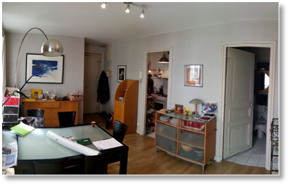 L'amenagement et la rénovation d'un petit appartement parisien. Les photos pendant l'étude et le devis...